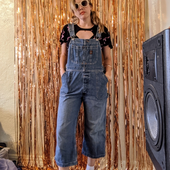 lucky brand denim overalls